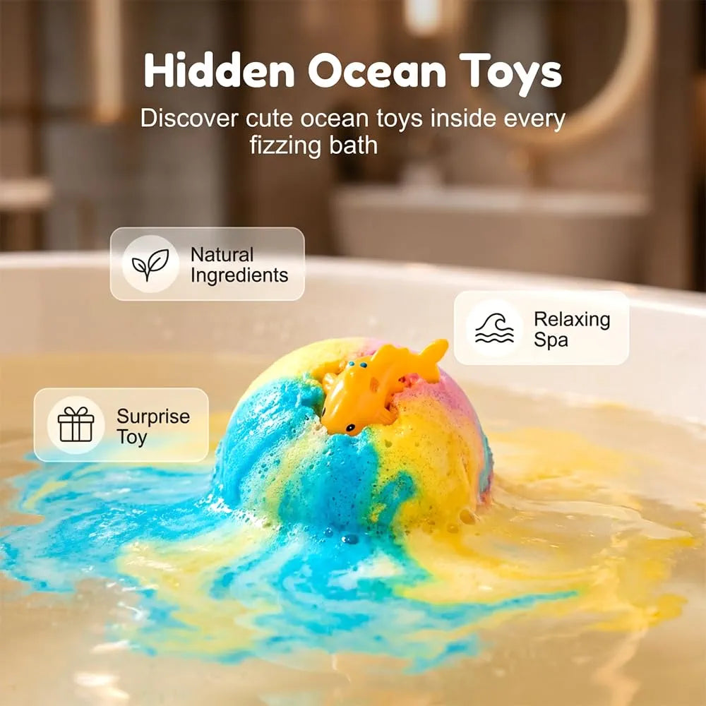 Ocean Toy Bath Bomb With Mini Surprise Toy Inside
