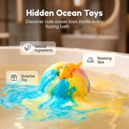 Ocean Toy Bath Bomb With Mini Surprise Toy Inside