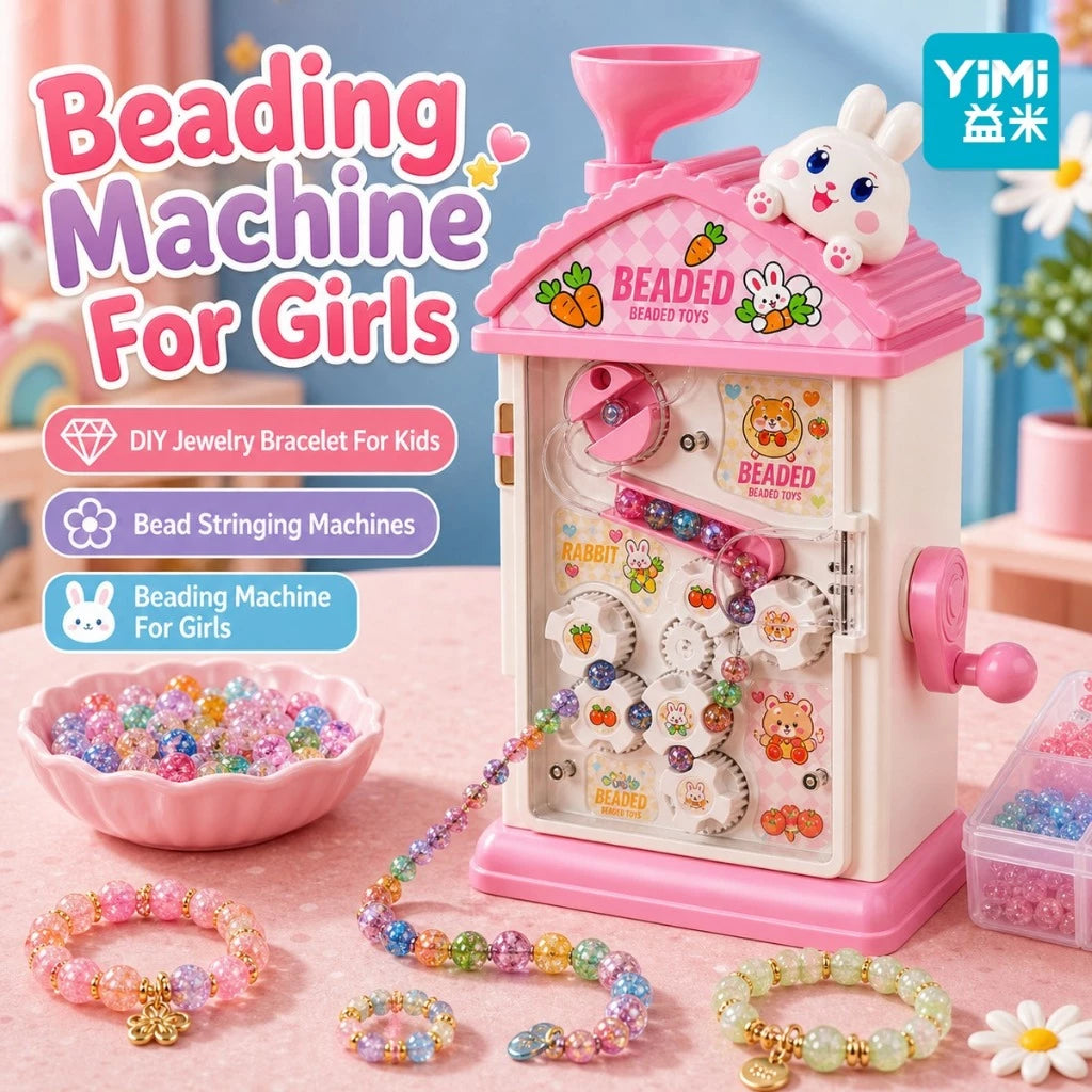 Cute Bunny House Automatic Bead Making Machine for Kids