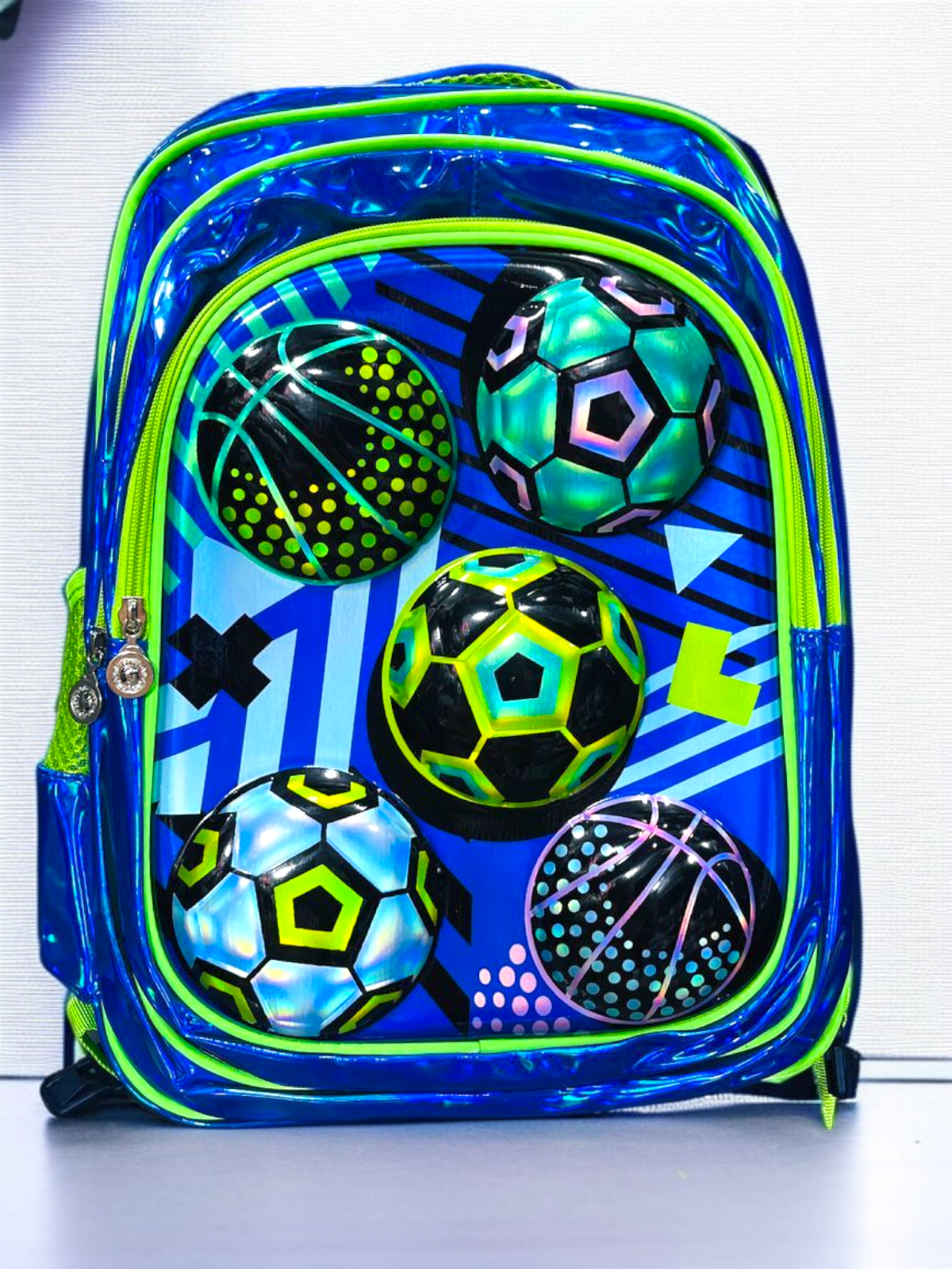 Holographic 3D Football School Bag