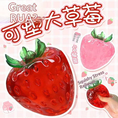 Strawberry Vaseline Coconut Oil Slow Rise Squishy