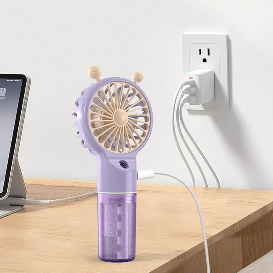 2-in-1 Portable Mist Spray Fan