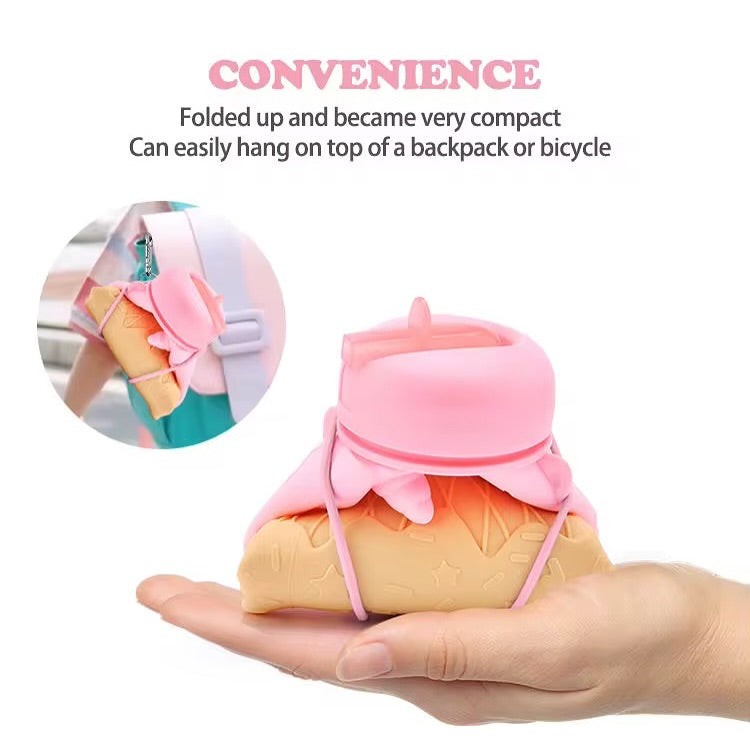 Foldable Icecream Shape Water Bottle