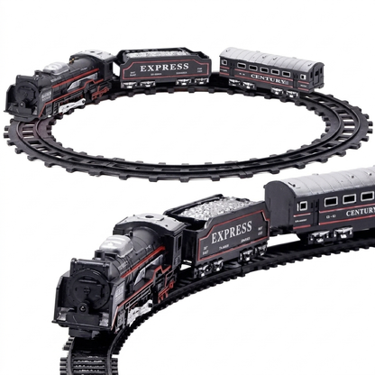 13 Pcs Batter Operated Train Track With Lights | Box Packing