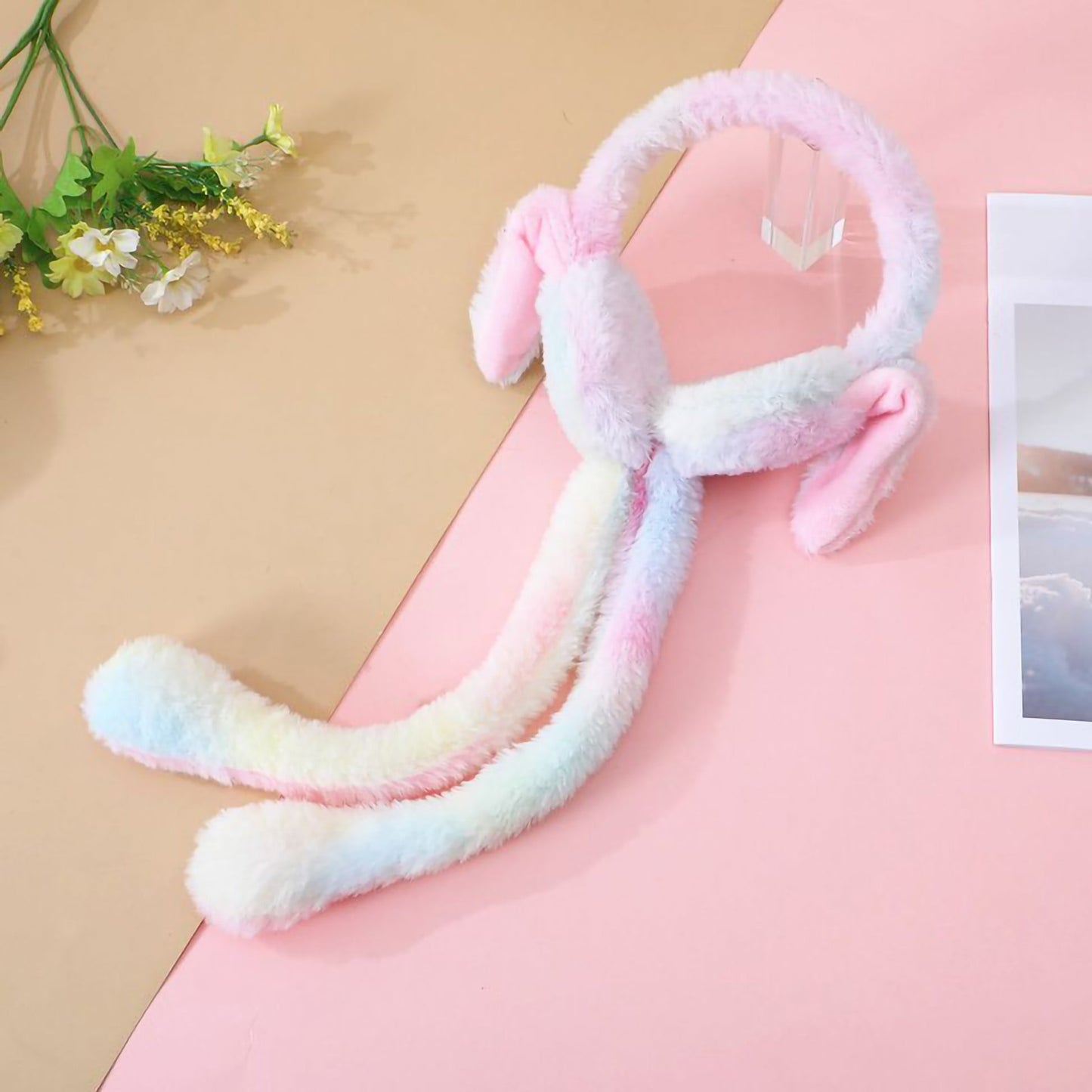Moving Bunny Rabbit Ear Muffs Warmer – Viral Cute Winter Earmuff