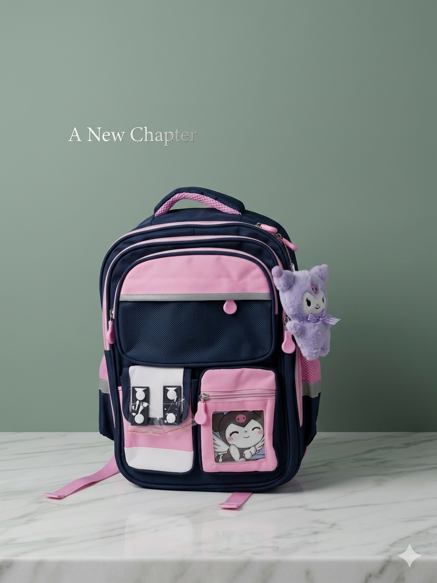 Kawaii School Bag With Hanging