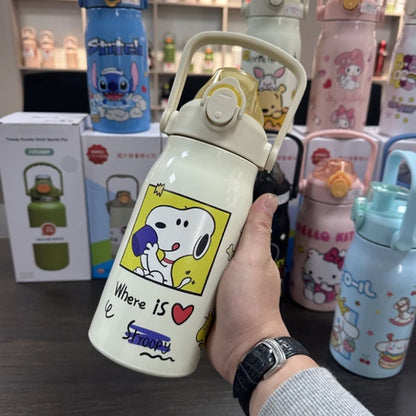 Sanrio Theme Big Size Stainless Steel 1200 Ml Water Bottle