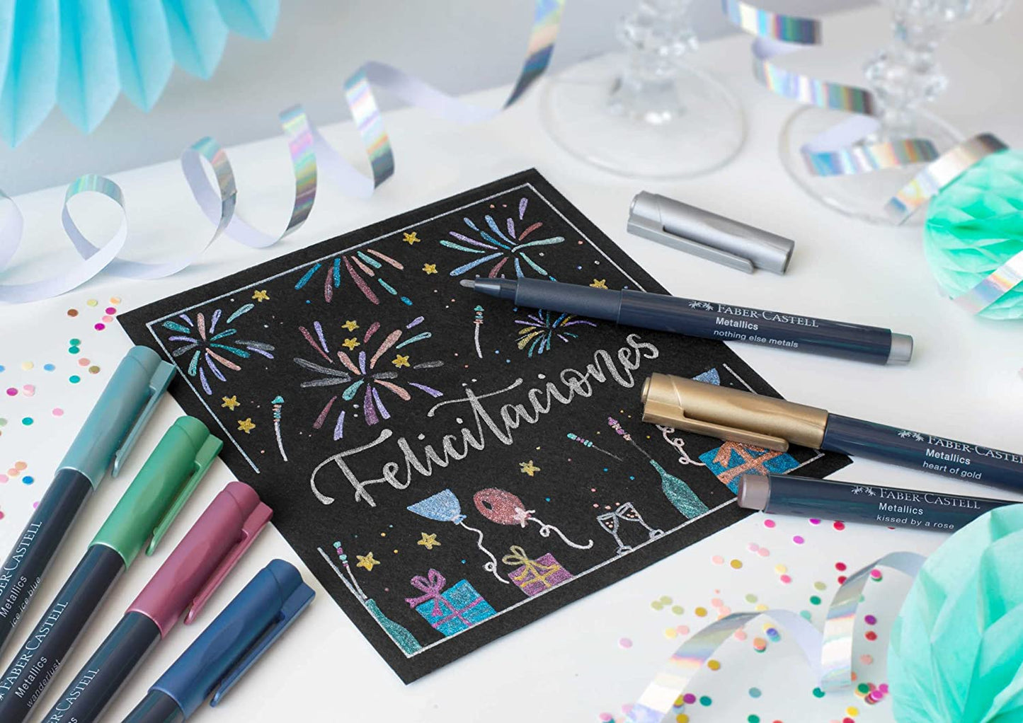 Metallic Markers Pack Of 8