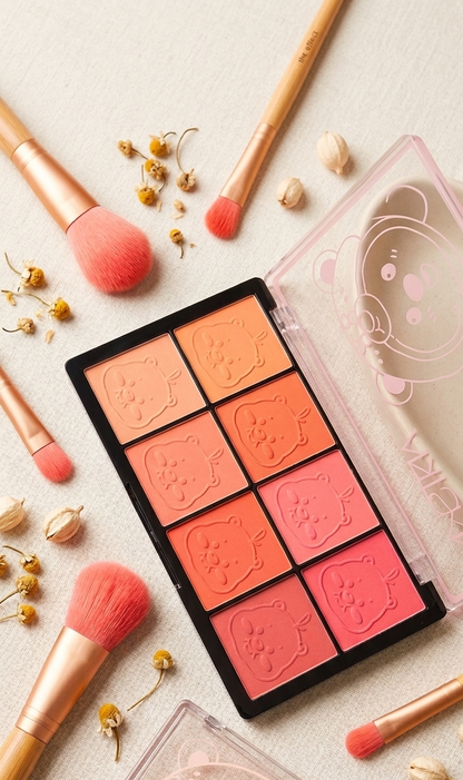 Artiskin 8-Color Cheek Blush Palette | High-Pigment Glow