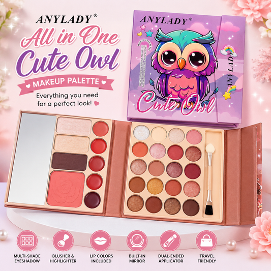 ANYLADY All in One Cute Owl Makeup Palette