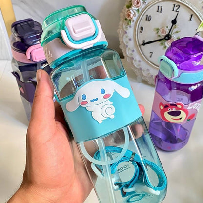 Kuromi, Hello Kitty and Lotso Big Size Water Bottle (750 ml)