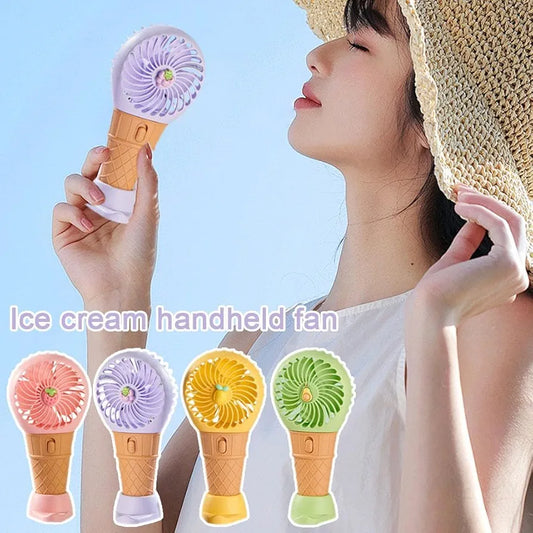 Ice Cream Hand  Fan