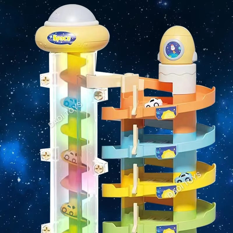 Spaceship Big Size Cars Racing Musical Track | Battery Operated