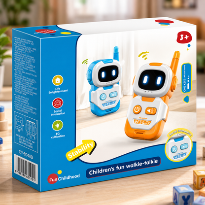 Kids Robot Walkie Talkie Toy Set
