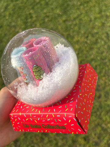 Snow Globe Scented Lip Balms With Premium Packaging