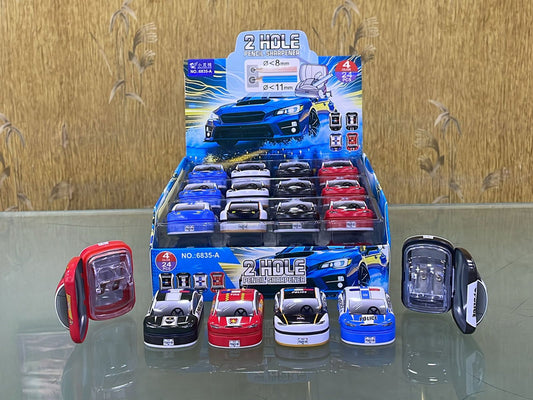 Double Hole Metal Car Pencil Sharpener