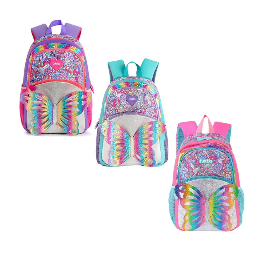 3D Butterfly Montessori School Bag