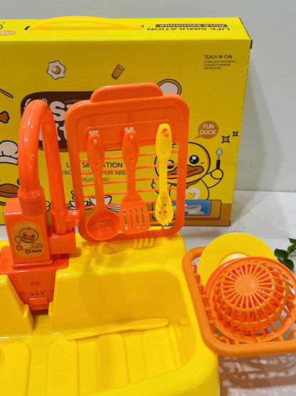 Miniature Electric Simulation Kitchen Sink