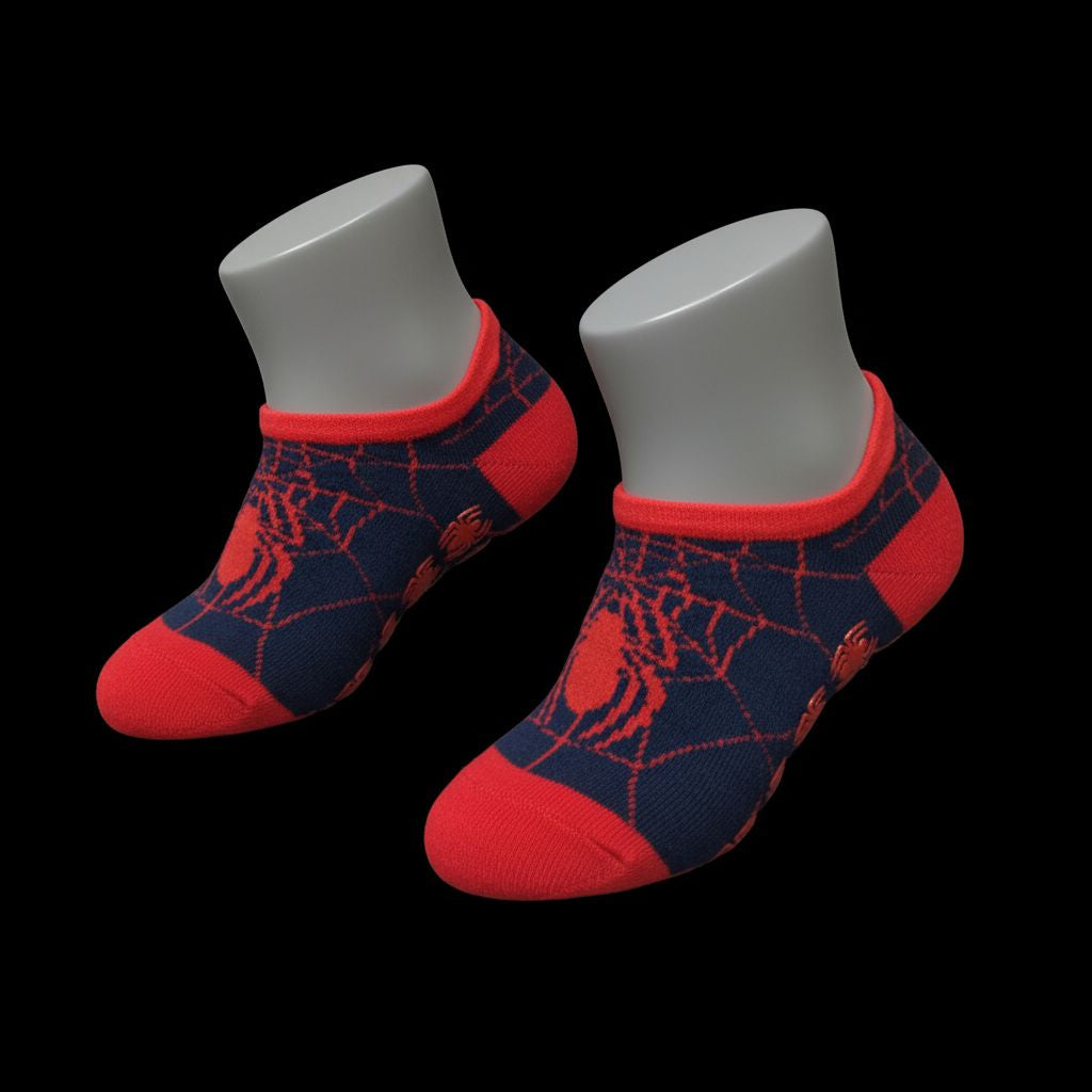 Non Slip Short Style Spider Man Socks