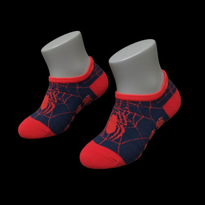 Non Slip Short Style Spider Man Socks