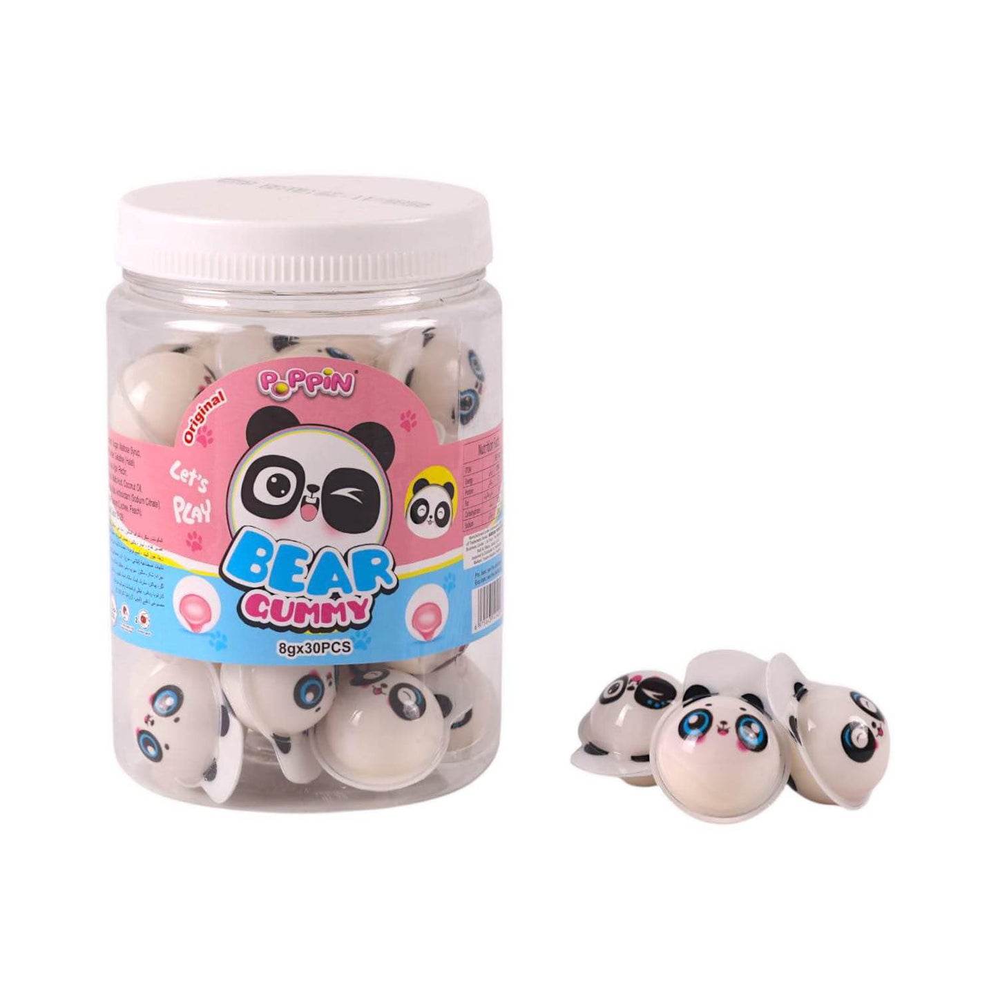 4 Pieces Fruity Centre Filled Jam Gummy Jellies