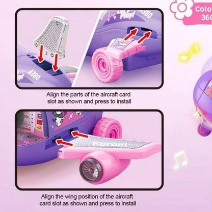 Sanrio Kuromi Aeroplane With Lights And Music