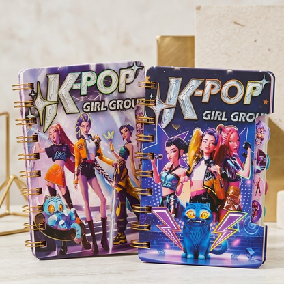 K-Pop Girl Group Mini Spiral Notebook