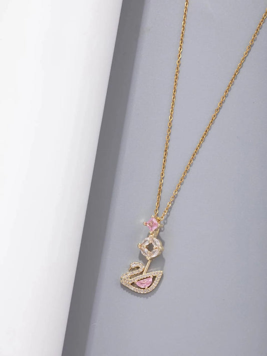 Swarovski Swan Stainless Steel Necklace