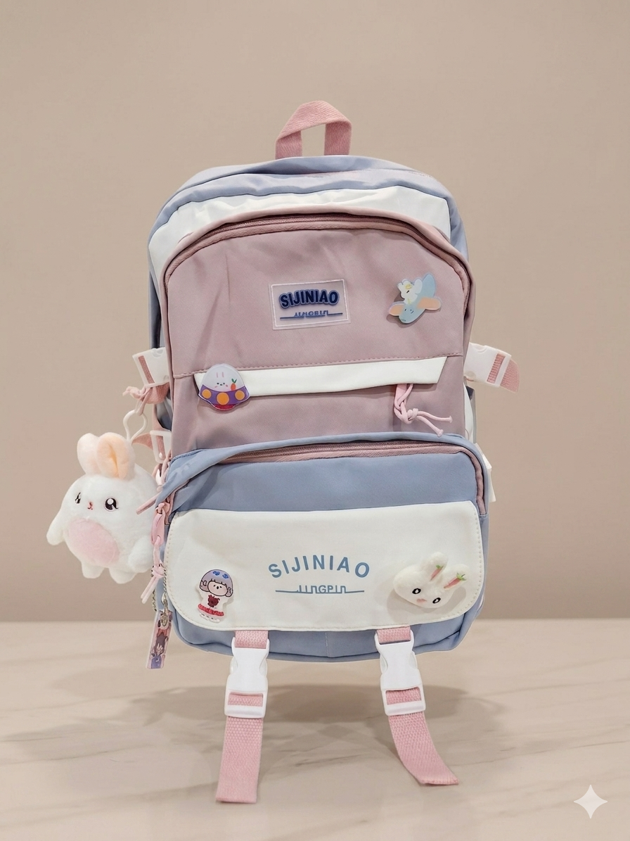 Kawaii School Bag With Hanging