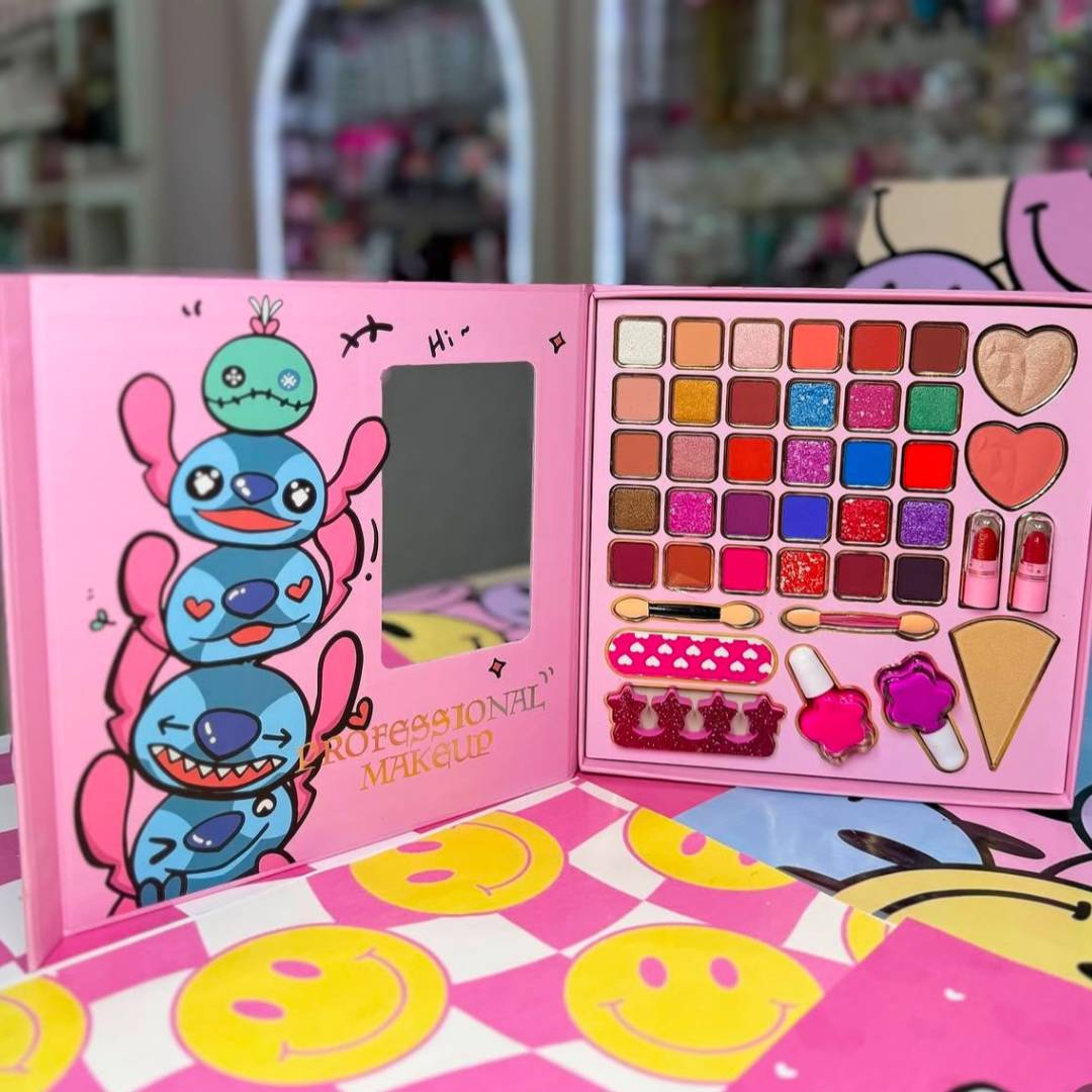 Stitch 41-in-1 Girls Makeup Kit – The Ultimate Beauty Set for Creative Fun