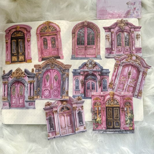 Ancient Gate 10 Journaling Stickers Pack