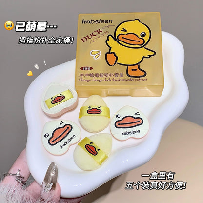 Korean Thumb Beauty Blender Powder Puff Set