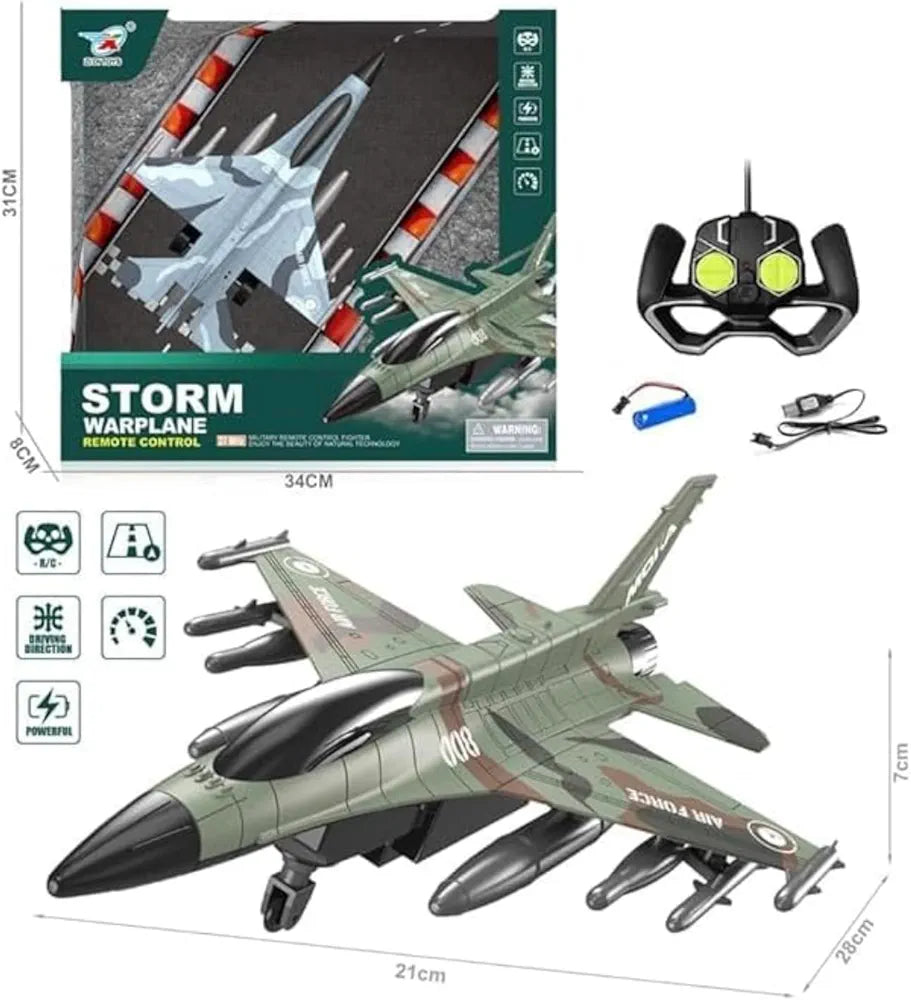 Storm Warplane: Remote Control Ground Fighter Jet