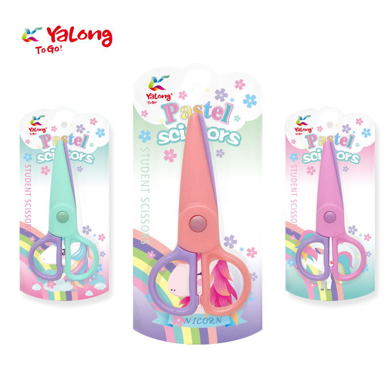 Yalong Pastel Student Scissors – Safe for Kids
