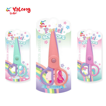 Yalong Pastel Student Scissors – Safe for Kids