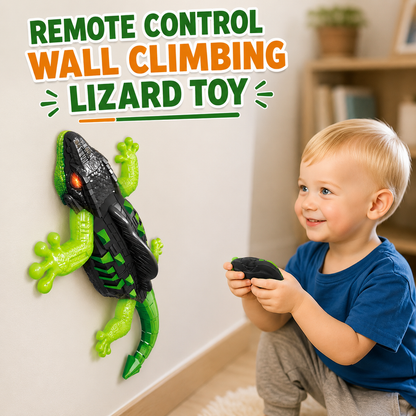 Remote Control Wall Climbing Lizard Toy for Kids