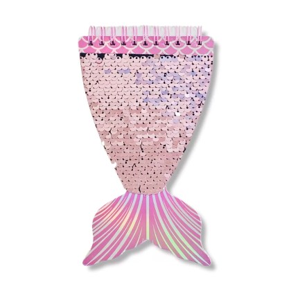 Mermaid sequin note pad diary