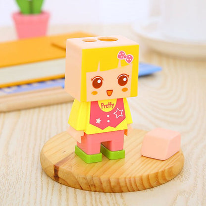 Minecraft Robot 2 In 1 Pencil Sharpener Plus Eraser