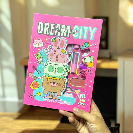 Dream City Kids Makeup Set – All-in-One Beauty Book