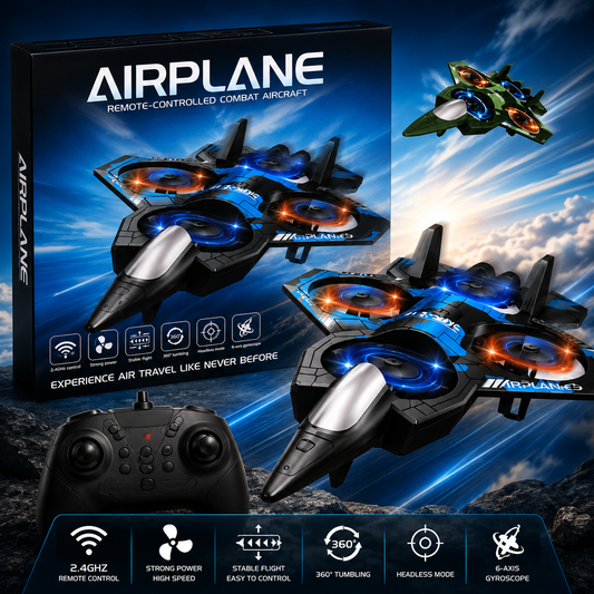 Remote Control Fighter Jet Airplane With 360° Flip – Available at Bachun Ki Duniya at affordable price with delivery all over Pakistan. 