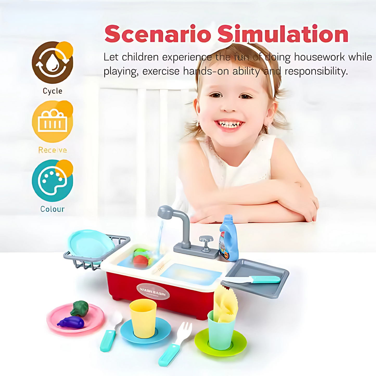 Mini Kitchen Sink Toy