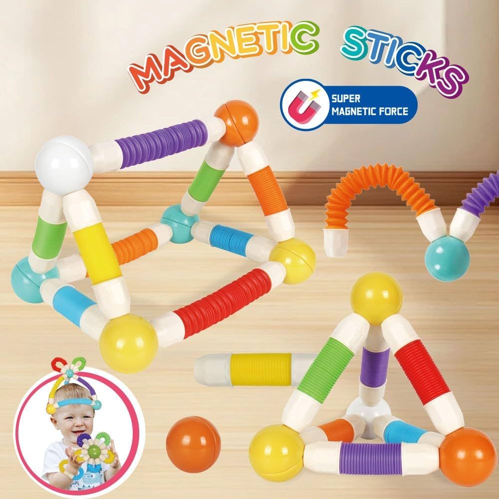 Stretchable Pop Tube Magnetic Sticks