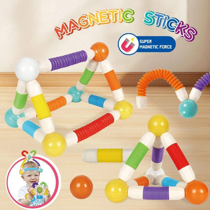 Stretchable Pop Tube Magnetic Sticks
