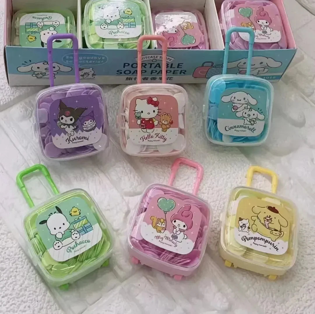 Sanrio Trolley Paper Soaps
