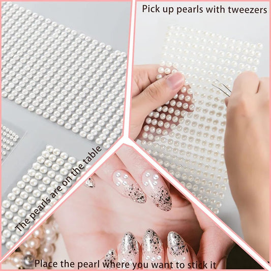 Decorative Pearls 468 Pieces Pack