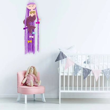 Unicorn & Mermaid Hair Accessory| Bow Organizer Hanger for Kids