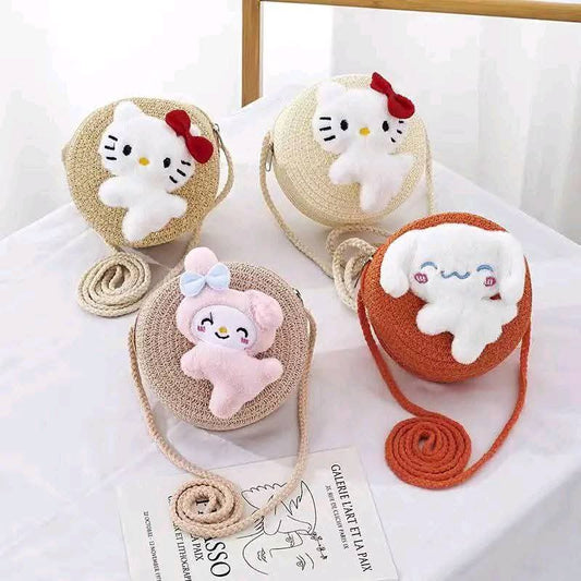Sanrio Jute Cross Body Bags