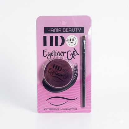 Hania Beauty HD Gel Eyeliner – 24H Ultra Black & Waterproof