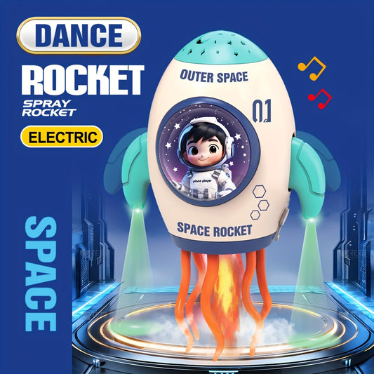 Electric Space Spaceship Jelly Dancing Toy