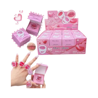 Mocallure Ring Lip Balm – Cute Wearable Lip Balm for Kids & Teens